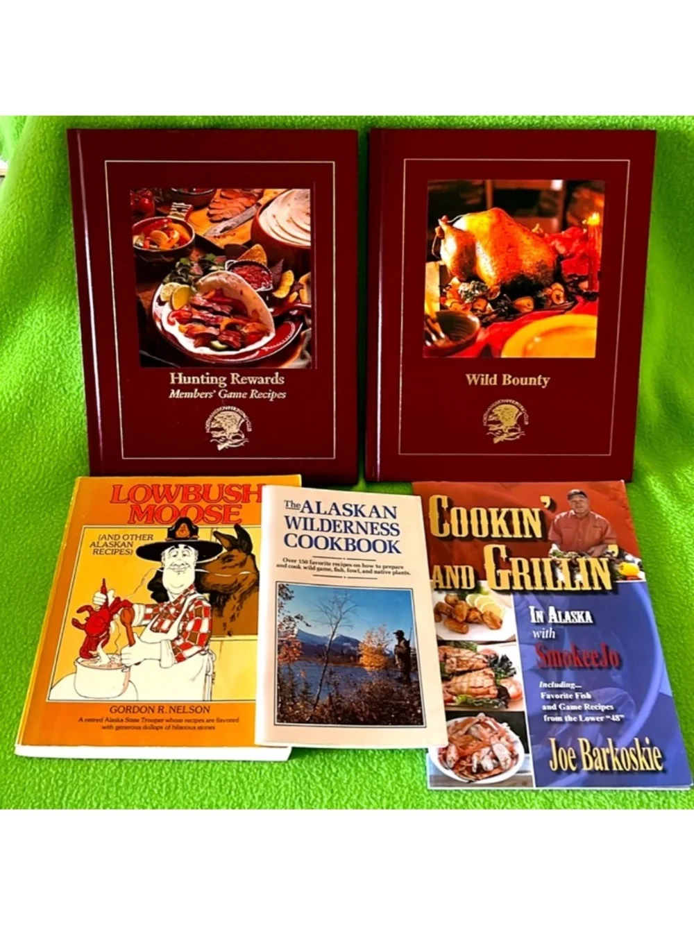 Alaska Cookbooks, Grilling, North American Hunting Club Recipe Books